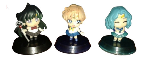 Muñeca Anime Chibi Sailor Moon(mercurio,urano,neptuno,pluto)