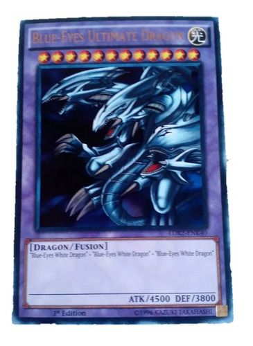 Blue Eyes Ultimate Dragon Ojos Azules Tres Cabezas Yugioh