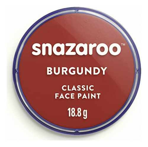 Snazaroo Pintura Facial Burgundy 18 Ml