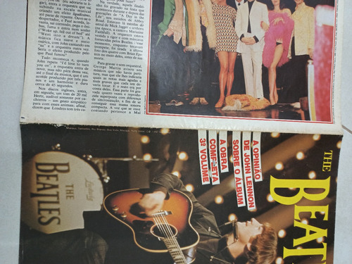 Revista Pôster The Beatles Som Três 3 (Usado)