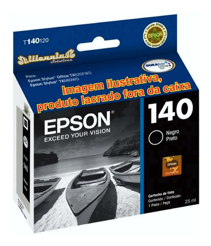 Cartucho 140 Preto Original Epson 42wd 560wd 620fwd Wf-3012