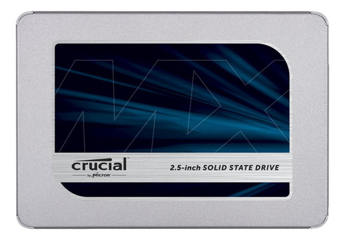 Ssd Interno Crucial, 2tb 3d Nand Sata, Ssd,prata E Azul