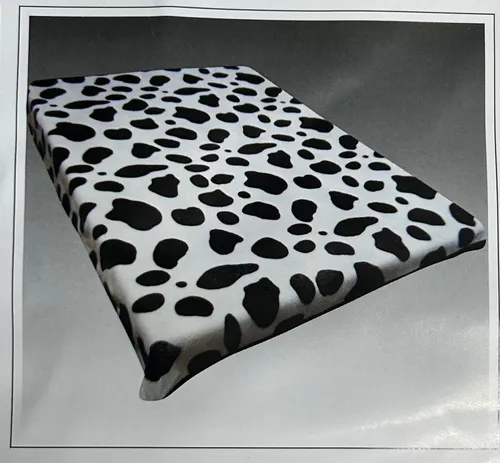 Frazada Doble Piel Blanco Oriental 2 1/2 Estampada Abrigada