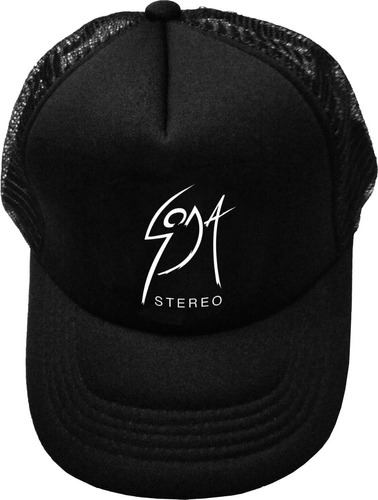 Gorra Malla Soda Stereo Rock Metal Estampada Tv Urbanoz