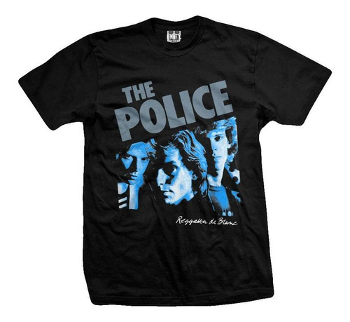 Imagen 1 de 2 de Remera The Police Reggatta De Blanc