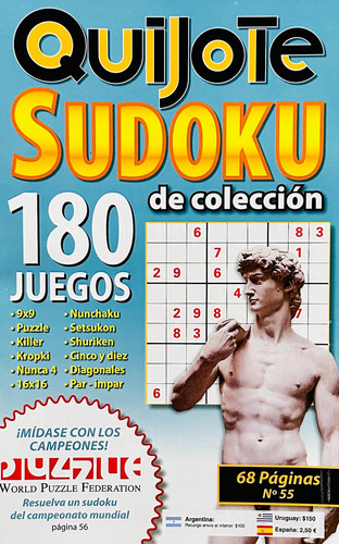 Sudoku Quijote De Colección N° 55 - 68 Paginas
