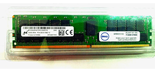 Memória Dell 32gb Pc4-2933 Ddr4 2rx4 Ecc Reg ( P/servidor )