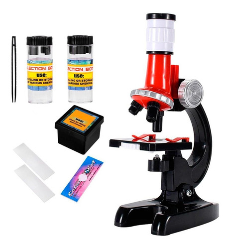 Microscópio Infantil Kit Children Science Microscope 1200x