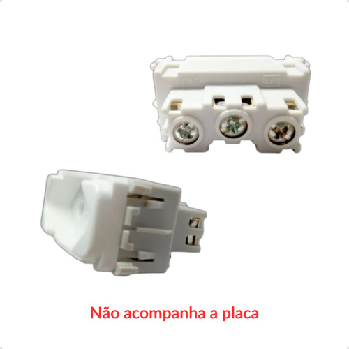 Módulo Tomada 2p + T 20a 250v Modular Composé Branco Weg