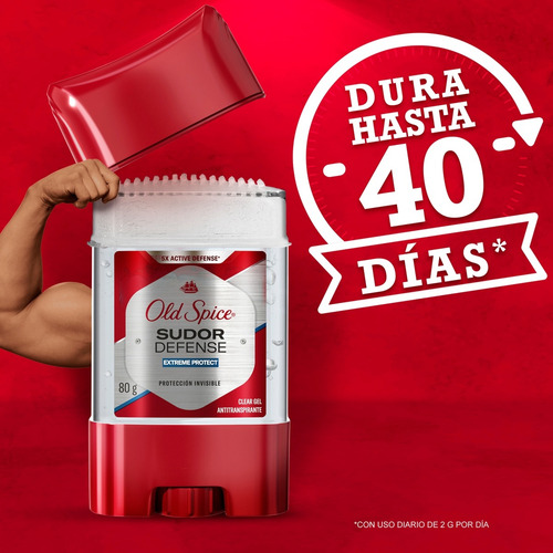 Antitranspirante En Gel Old Spice Extreme Protect 80 G Frutos Rojos