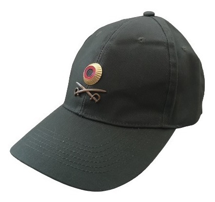 Gorro Jockey Color Oliva Con Insignias Militares