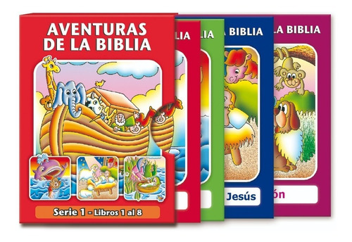 Imagen 2 de 6 de 24 Libritos Cristianos Para Niños Aventuras De La Biblia 1-3