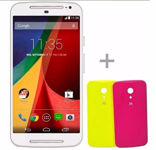 Smartphone Celular Motorola Moto G2 2ª Geração 4g 2 Capas