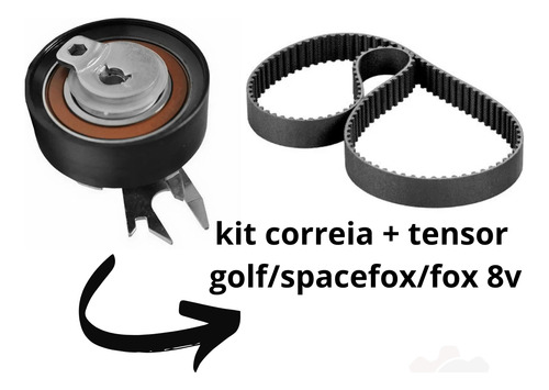 Kit Correia Dentada Contitech Tensor Zen Gol G5/fox/golf