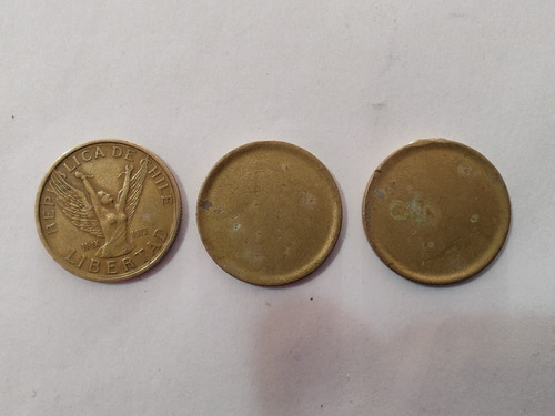 2 Cospel De Moneda De 10 Pesos Cantó Liso (x1435