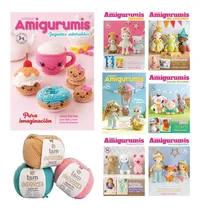 Comprar Kit 7 Revistas Crochet Amigurumis Adorables + 3 Ovillos