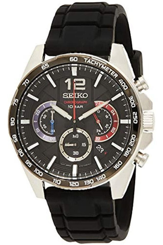 Reloj De Cuarzo Seiko Ssb347p1 - Cronógrafo De Cuarzo De Cau