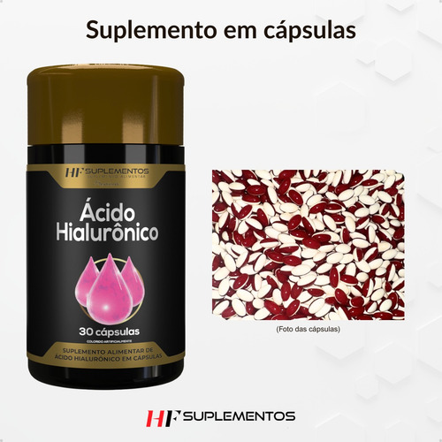 2x Ácido Hialuronico 30caps Hf Suplements