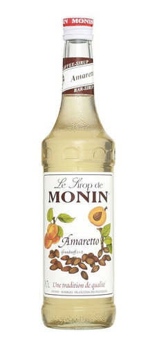 Jarabe Syrup Monin Café Cocktail Amareto 750 Ml Natural