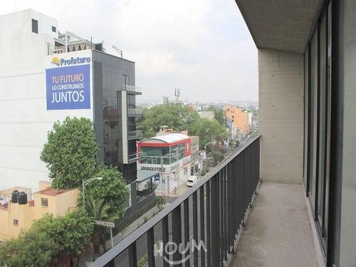 Departamento En Insurgentes Mixcoac, Benito Juárez Con 1 Habitaciones