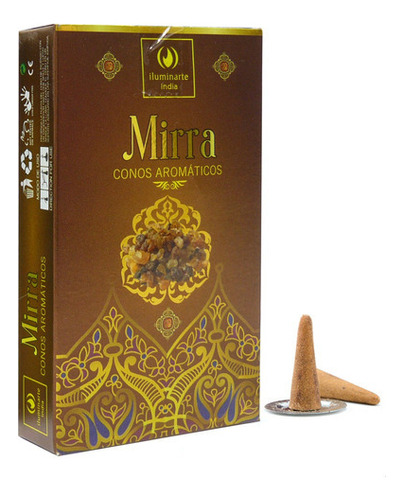 Conos Premium Aromaticos India X 1 Unidad Fragancia Mirra