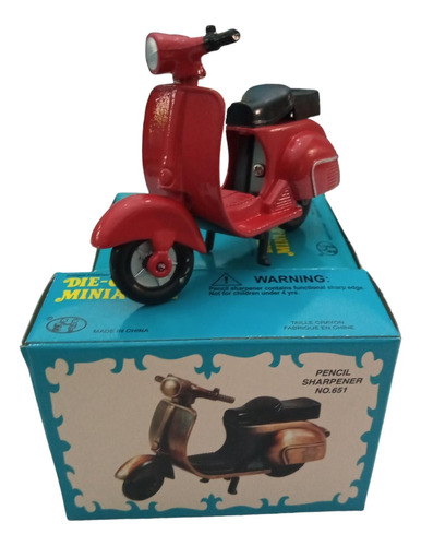 Sacapuntas Die-cast Coleccionable Moto Scooter