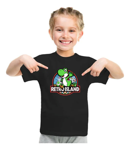 Playera Yoshi Mario Bros Videojuego , Dama Caballero Y Niños