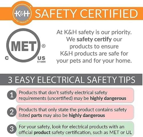 K&h Pet Products Calentador De Cama Para Mascotas, Convierte