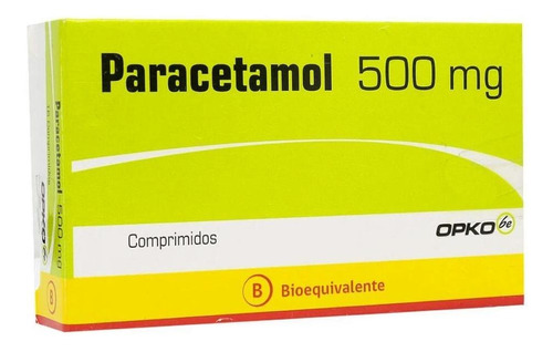 Imagen 1 de 1 de Paracetamol Opko 500 Mg 50 Comprimidos