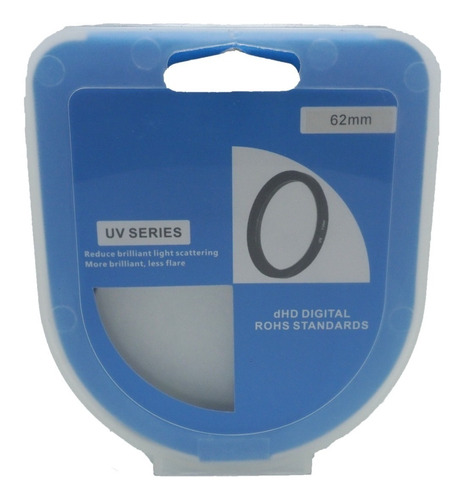 Filtro Protector Uv 62mm Para Lentes