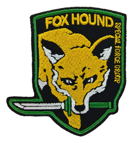Metal Gear Solid - Parche Bordado - Fox Hound - Konami