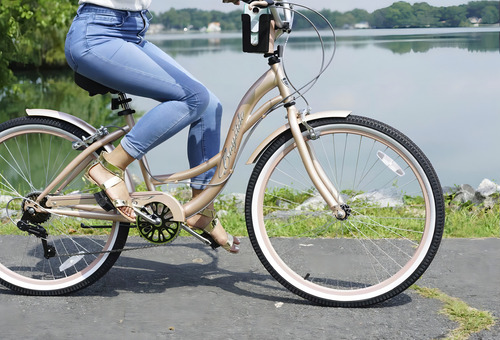 Bicicleta Kent Mujer R26¨ Rosa Gold Tamaño Del Cuadro M