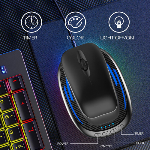 Zg Dispositivo De Movimentação De Mouse, Movimento Preto