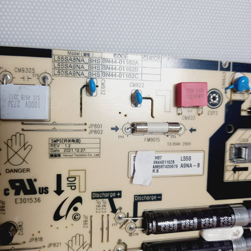 Tarjeta Fuente Para Pantalla Samsung Modelo Qn55qn85baf