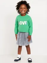 Comprar Falda Tutú De Tul Métalico Brillante Para Niña Old Navy