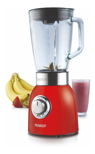 Imagen 2 de 7 de Licuadora Peabody Jarra De Vidrio 1.25lts 1200w Pica Hielo