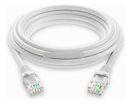 Cable Red 20 Mts Categoría Cat6 Utp Rj45 Ethernet Internet