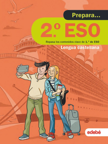 Prepara Lengua Castellana 2.ã⺠Eso: Repasa Los Contenidos Clave De 1.º De Eso, De Edebé, Obra Colectiva., Vol. 1. Editorial Edebé, Tapa Blanda En Castellano
