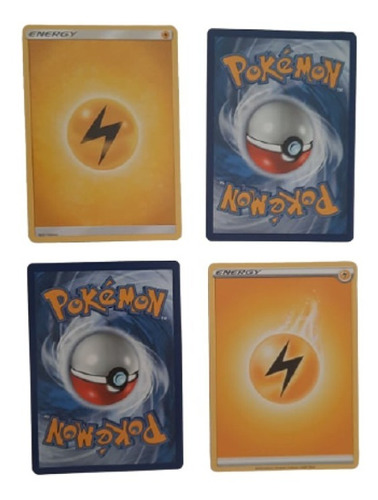 Lote X16 Cartas Energia Electrica Cartas Pokemon