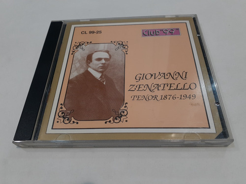 Tenor 1876-1949, Giovanni Zenatello - Cd 1990 Hungría Mint