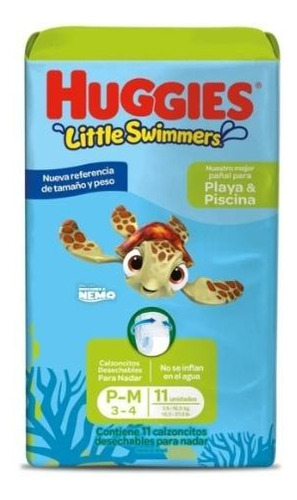 Huggies Little Swimmers P - M ( 7,5 A 12 Kg) - X11