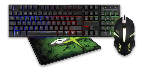 Kit Gamer Premium Reptilex Gamer Teclado , Mouse Y Padmouse