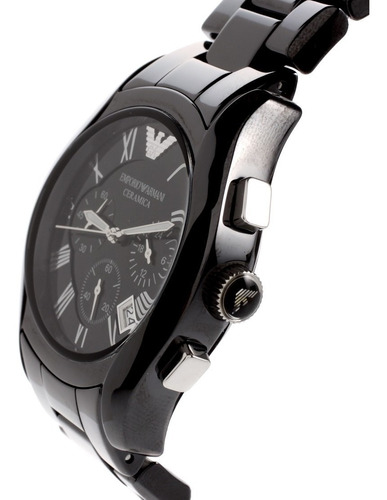Reloj Emporio Armani Modelo Ar1400 Original Color de la correa Negro Color del bisel Negro Color del fondo Negro