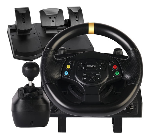 Xbox Steering Wheel, Gaming Racing Wheel With Pedals Clutch 