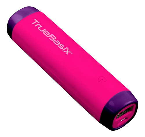 Bateria Portatil Power Bank True Basix 1800 Mah Azul/rosa Color Rosa/morado