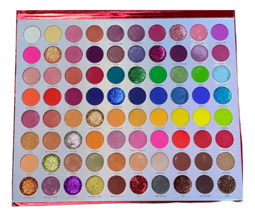 Paleta De Maquillaje 80 Colores Via Letvass