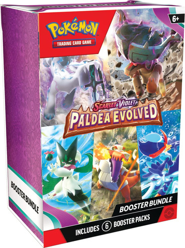 Paquete De Refuerzo Pokémon Tcg Scarlet Y Violet Paldea Evol