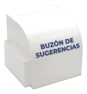  Buzón De Sugerencias En Acrílico - Corporativo - Logo 