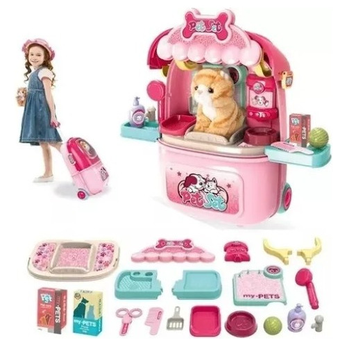 Maleta Set Veterinaria Juego 2 En 1 Con Accesorios