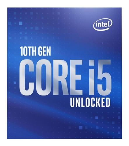 Imagen 2 de 5 de Procesador gamer Intel Core i5-10600K BX8070110600K de 6 núcleos y 4.8GHz de frecuencia con gráfica integrada
